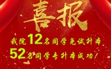 喜報(bào)！我院12名同學(xué)免試升本！52名同學(xué)專升本成功