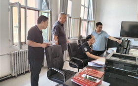 學校領導檢查指導首屆本科生錄取工作